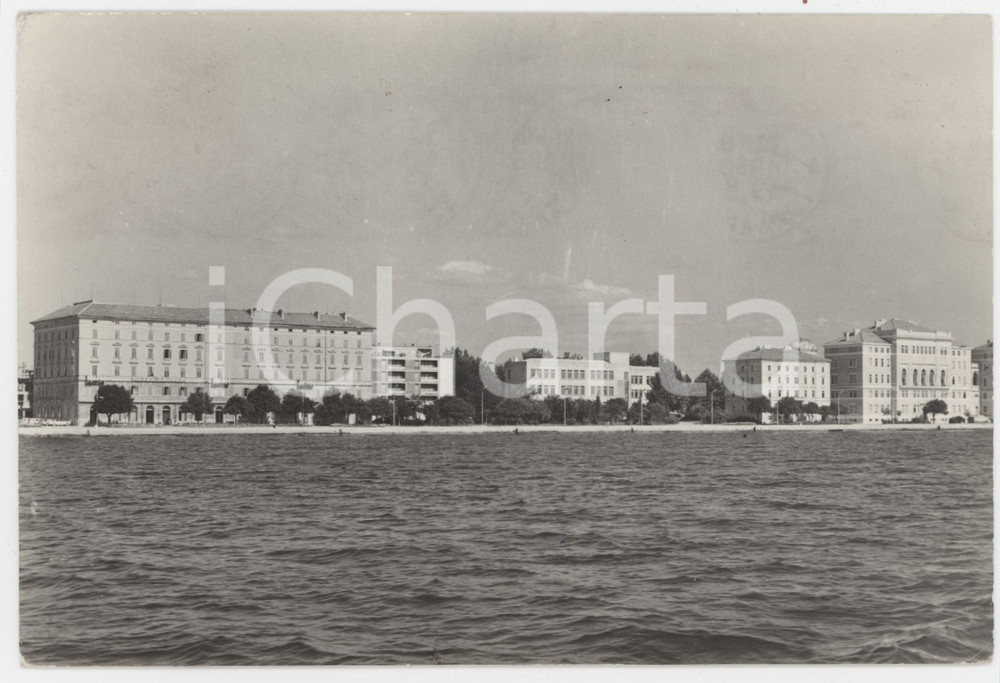 Cartolina originale da collezione 1965 ZARA  ZADAR CROAZIA Panorama del lungomare  Cartolina FG VG 1