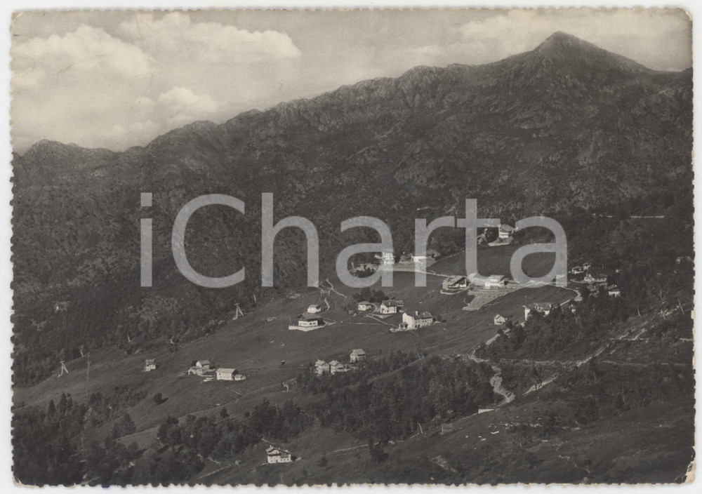 Cartolina originale da collezione 1956 SCOPELLO  VALSESIA Conca di Mera vista dal Plan d Asnin  Cartolina FG VG 1