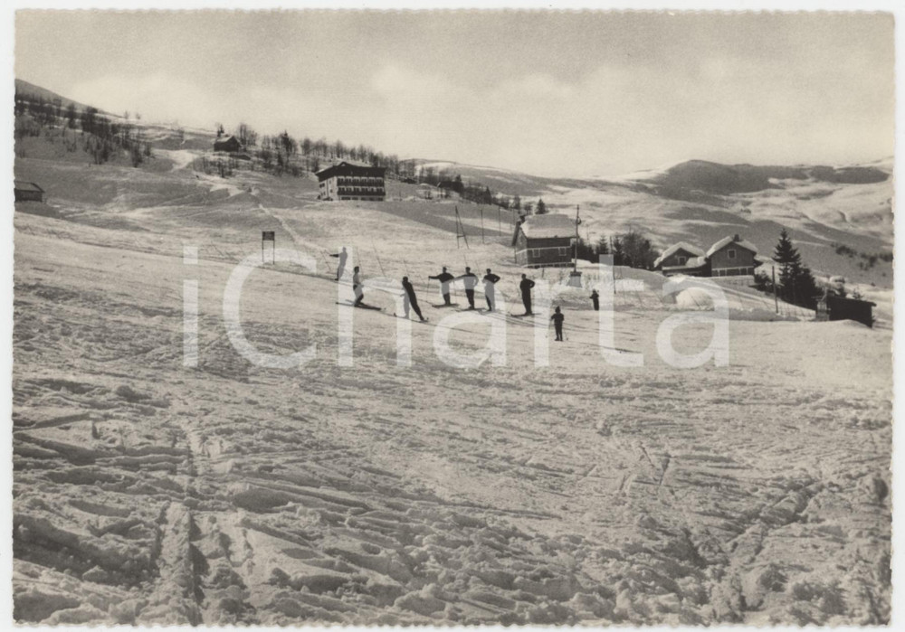 Cartolina originale da collezione 1950 ca ALPE DI MERA Giuseppe CONFORTOLA Maestro di sci al Campetto  Cartolina 1