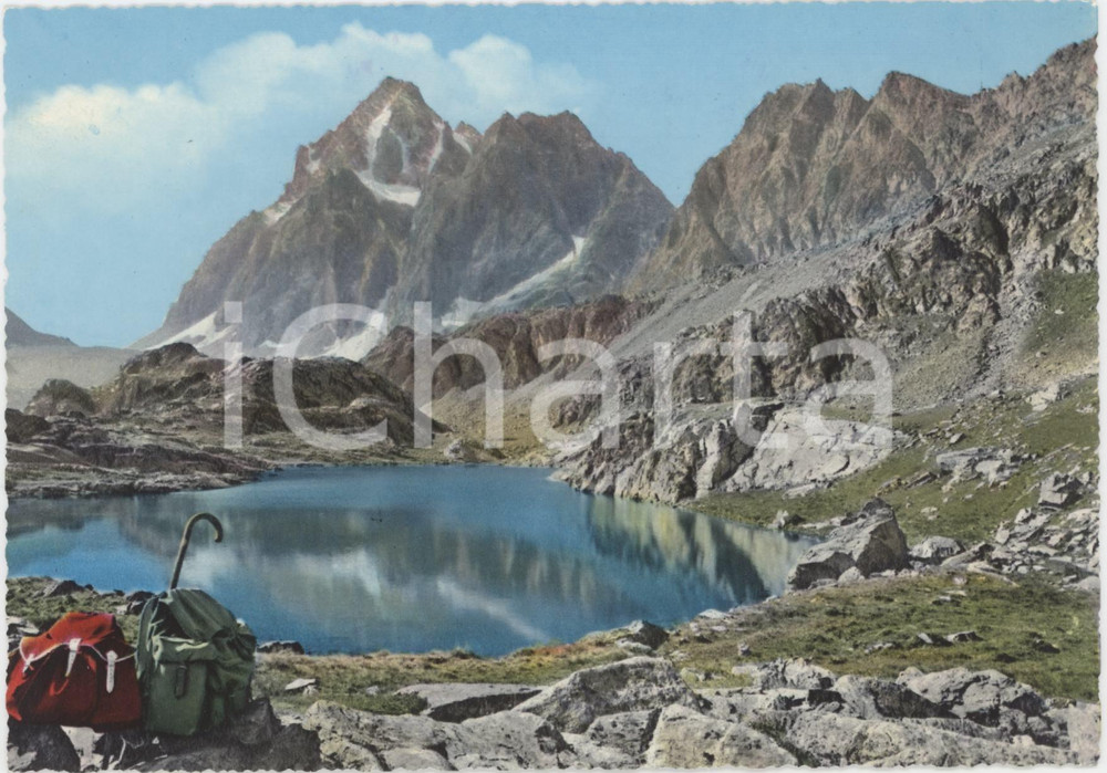 Cartolina originale da collezione 1960 ca CRISSOLO Monviso visto dal Lago Superiore di Viso  Cartolina FG NV 1