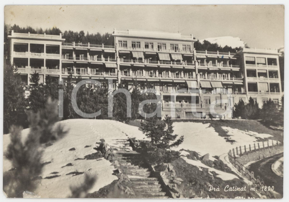 Cartolina originale da collezione 1951 FENESTRELLE Sanatori Agnelli presso PrÃ  Catinat  Cartolina FG VG 1