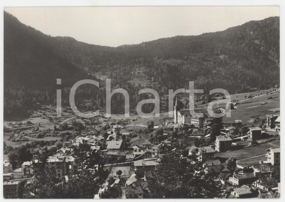 Cartolina originale da collezione 1965 BRUSSON AO Panorama del paese  Cartolina FG VG 1