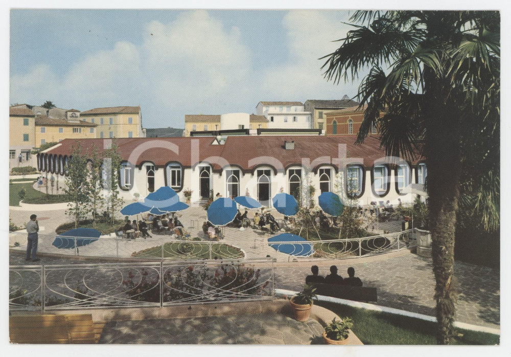 Cartolina originale da collezione 1978 CASCIANA TERME Parco del Nuovo Stabilimento Termale  Cartolina ANIMATA 1