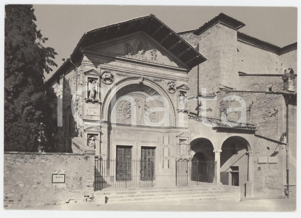 1950 ca PERUGIA Oratorio di San Bernardino - Cartolina FG NV