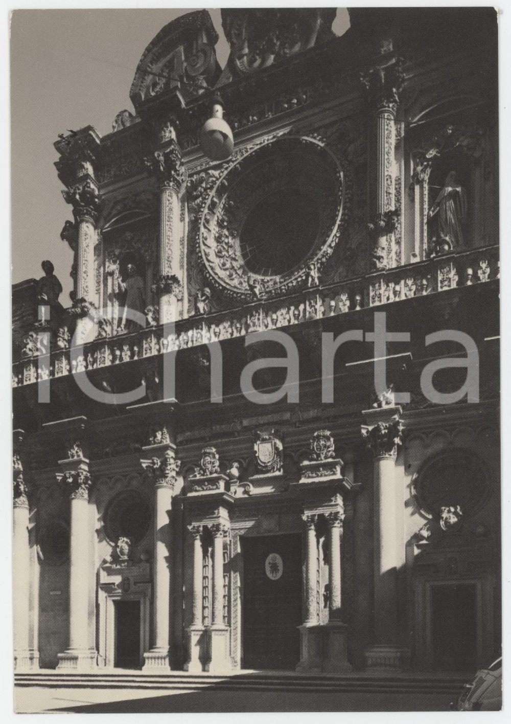 Cartolina originale da collezione 1950 ca LECCE Basilica di Santa Croce  Cartolina FG NV 1