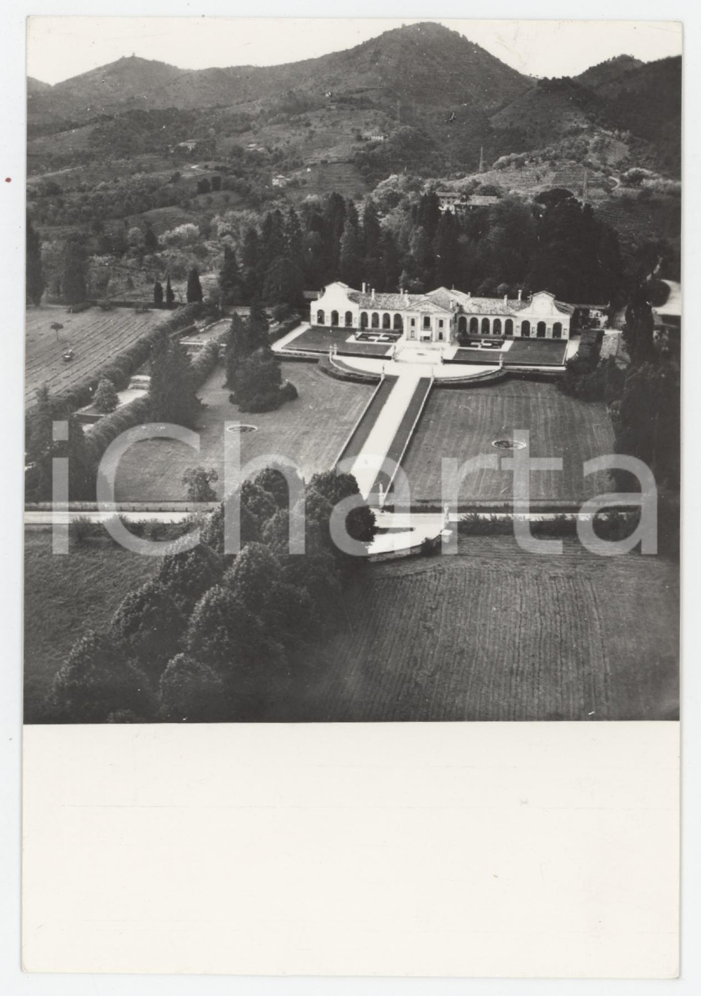 Cartolina originale da collezione 1950 ca MASER Villa Barbaro Basadonna Manin Giacomelli Volpi  Cartolina FG NV 1