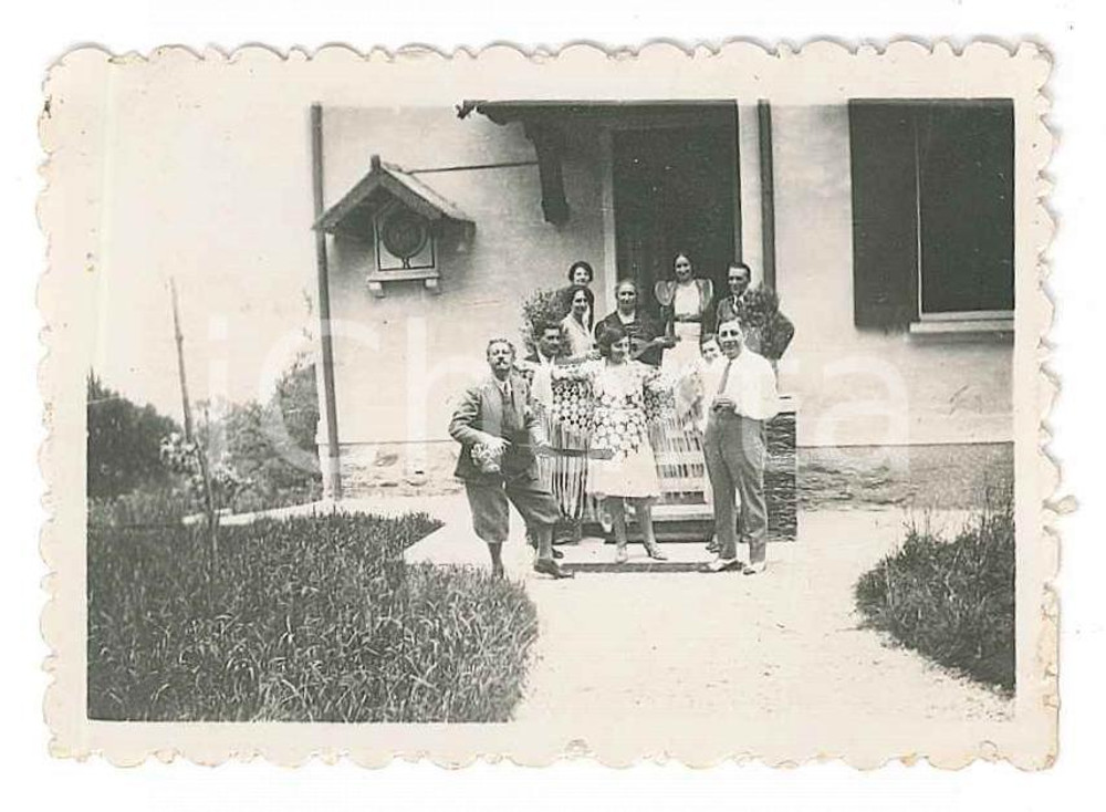Fotografia d epoca originale 1930 GIGNESE La Nuova PARUSCIOLA  Villa Ristorante SAVOIA  Famiglia 3 Foto 1