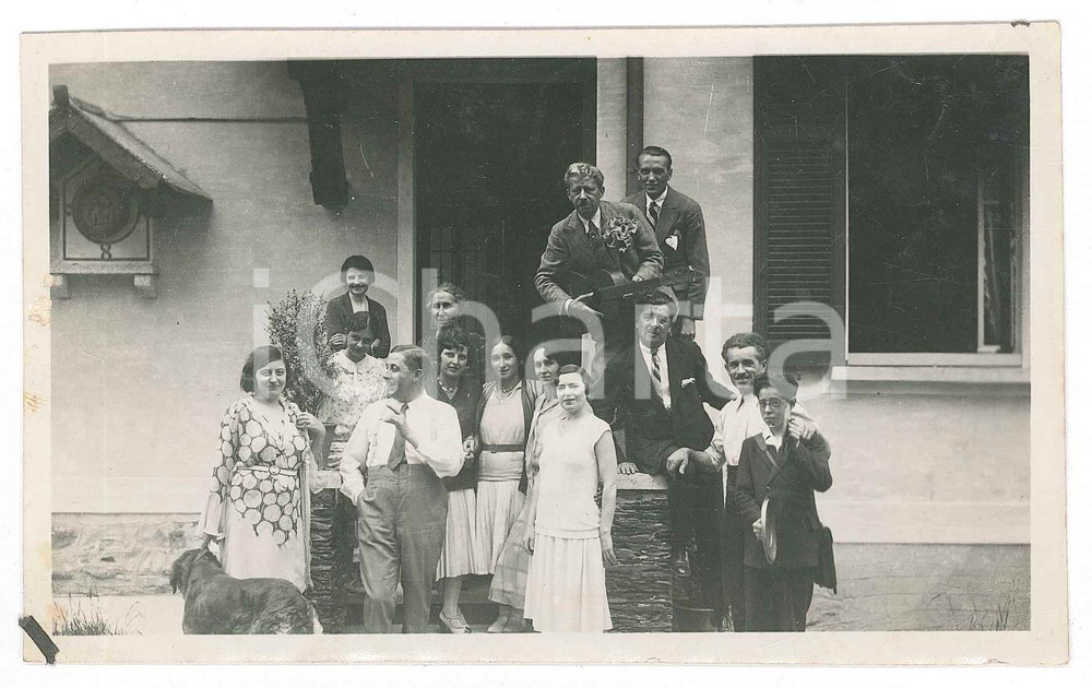 Fotografia d epoca originale 1930 GIGNESE La Nuova PARUSCIOLA  Villa Ristorante SAVOIA  Famiglia 1 Foto 1