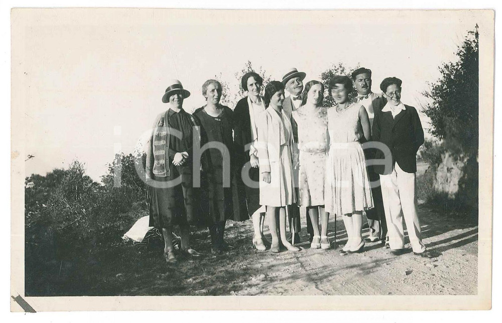 1930 GIGNESE (VB) PARUSCIOLA - Gruppo di famiglia (2) Foto 14x9 cm