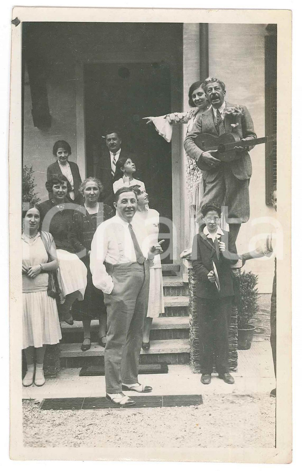 Fotografia d epoca originale 1930 GIGNESE La Nuova PARUSCIOLA  Villa Ristorante SAVOIA  Famiglia 2 Foto 1