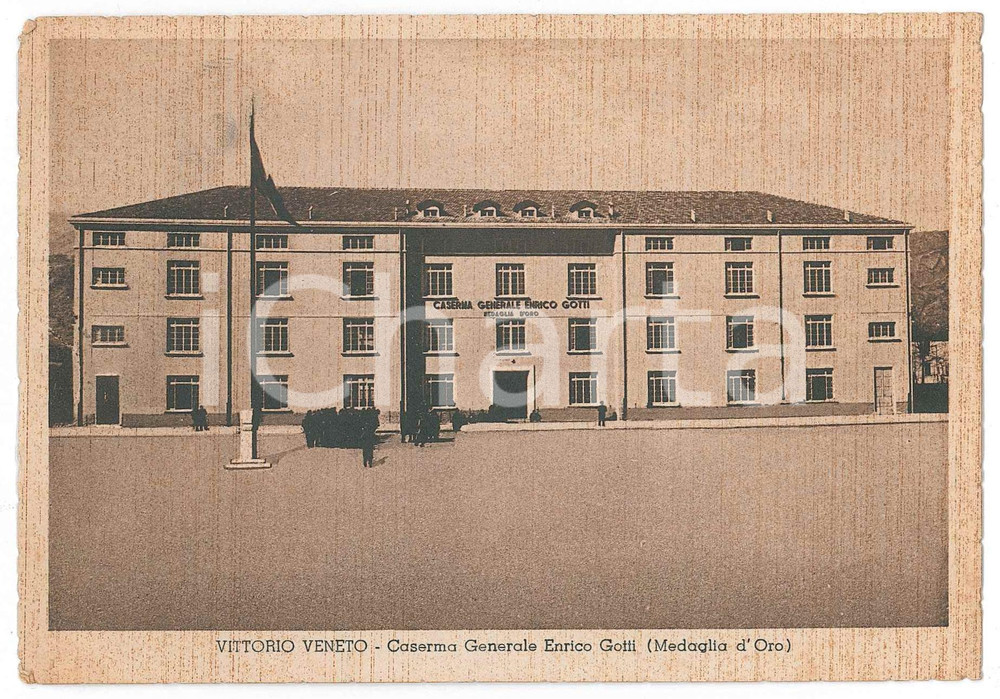 Cartolina originale da collezione 1964 VITTORIO VENETO Caserma Generale Enrico Gotti  Cartolina FG NV 1