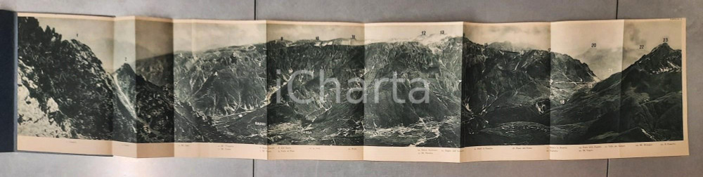 Libro, pubblicazione d epoca 1916 GRANDE GUERRA La Vallarsa e il gruppo Col SantoPasubio Panorama 3 1