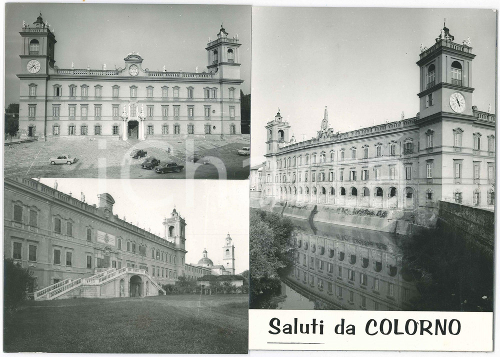 1965 ca COLORNO (PR) Vedutine - Reggia - Bozzetto cartolina 30x21 cm