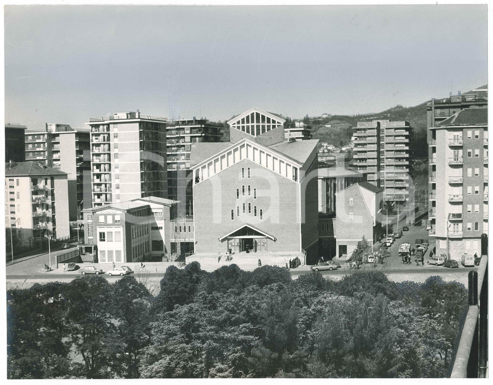 Fotografia d epoca originale 1970 ca TORINO Corso Cadore  Parrocchia S. GIULIO D ORTA Scuola Materna Foto 1