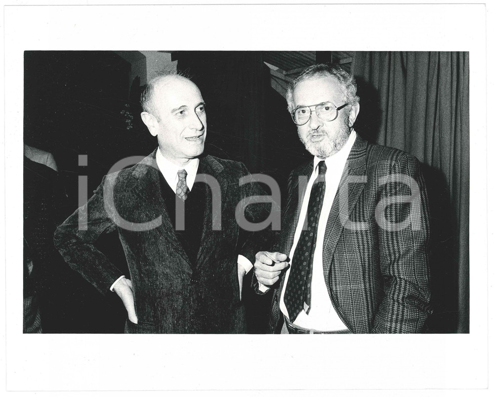 Fotografia d epoca originale 1985 ca ITALIA  CINEMA Fabio CARPI Ritratto del regista  Foto 25x20 cm 1