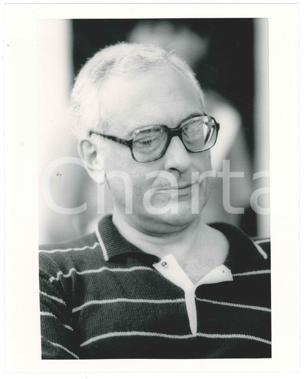 Fotografia d epoca originale 1985 ca ITALIA  COSTUME Franco CANGINI Ritratto del giornalista  Foto 5 1