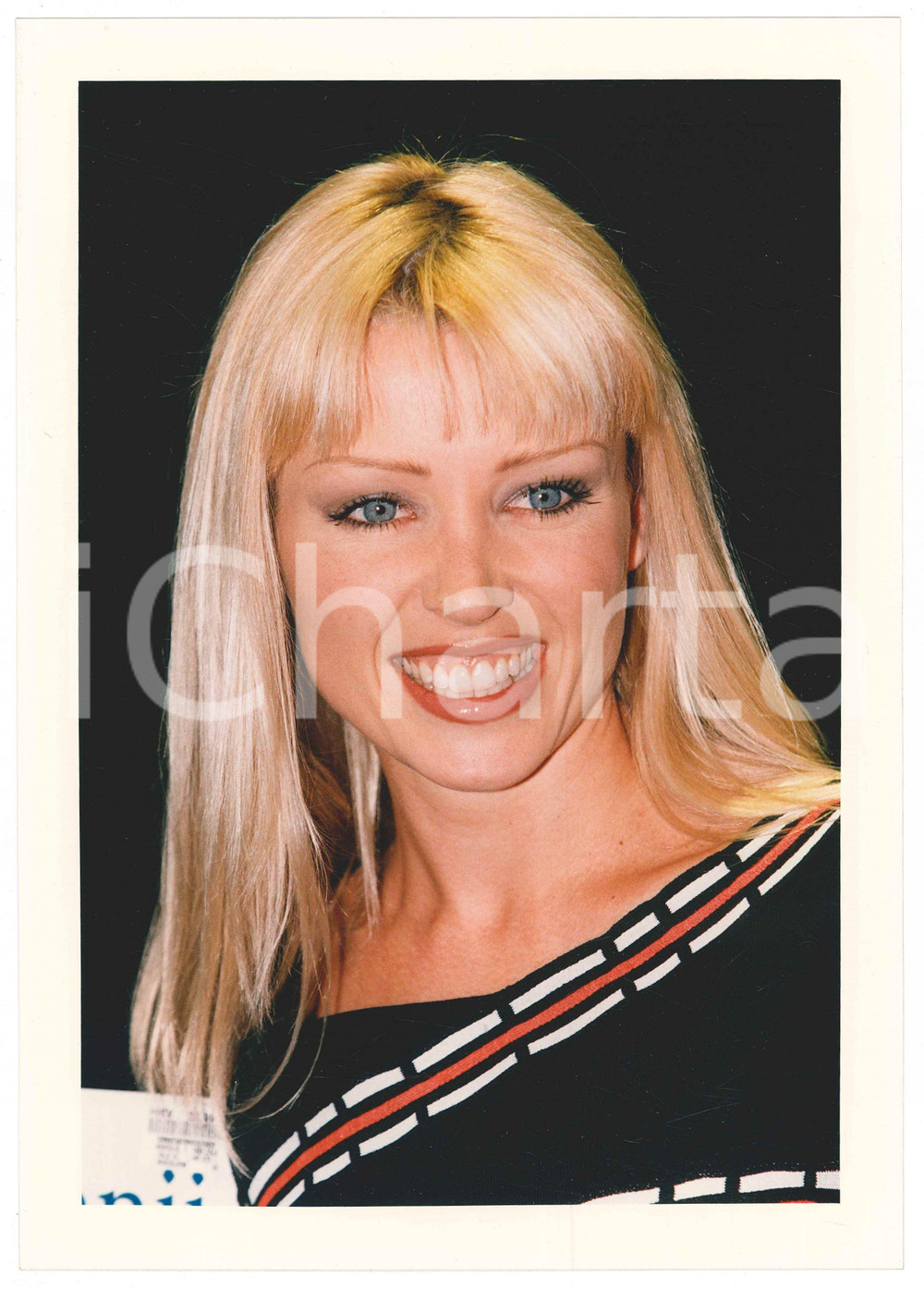 Fotografia d epoca originale 1998 LONDON Dannii MINOGUE signs copies of her new calendar  Photo 21x29 cm 3 1