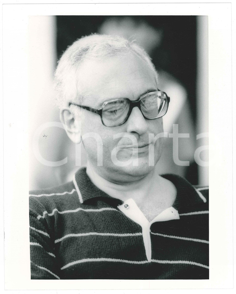 Fotografia d epoca originale 1985 ca ITALIA  COSTUME Franco CANGINI Ritratto del giornalista  Foto 6 1