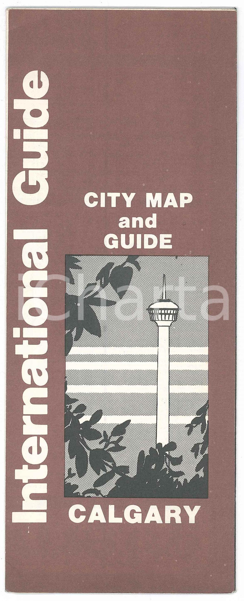 1980 ca TOURISM CALGARY (CANADA) - City map and guide - Illustrated brochure