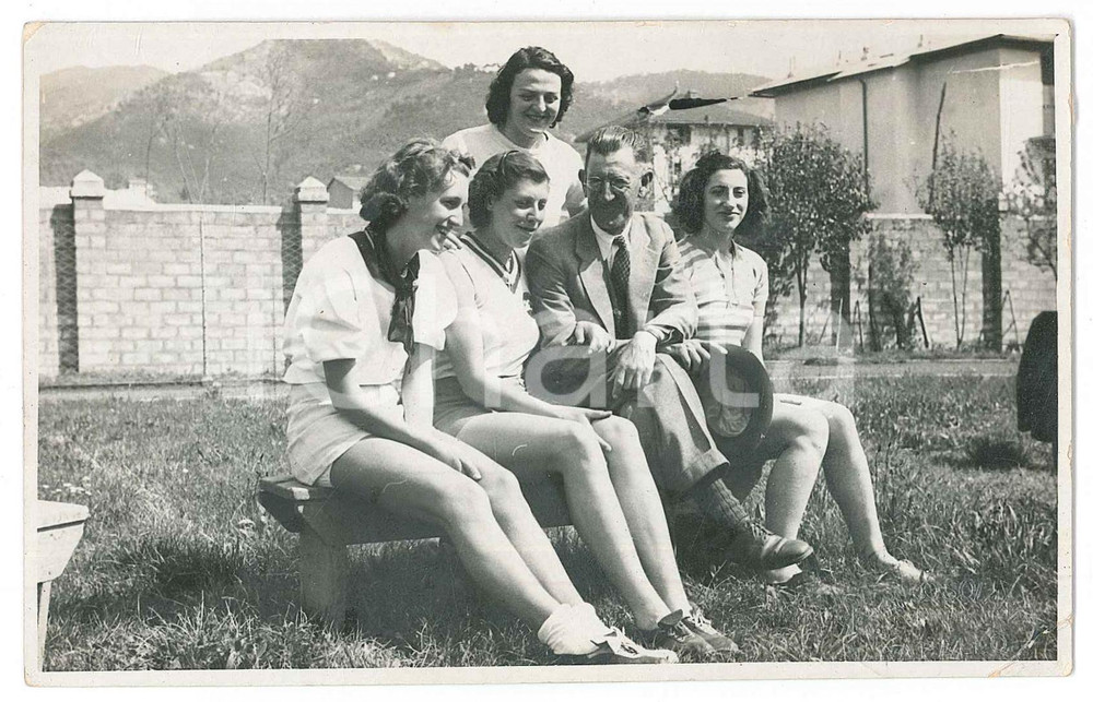 Fotografia d epoca originale 1937 RAPALLO ATLETICA Allenatore Boyd COMSTOCK Gabre GABRIC Foto RARA 1 1