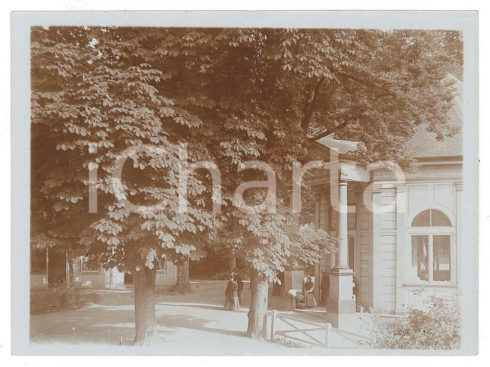 Fotografia d epoca originale 1919 DUSZNIKIZDROJ / BAD REINERZ PL Kalte Quelle Foto 12x9 cm 1 1