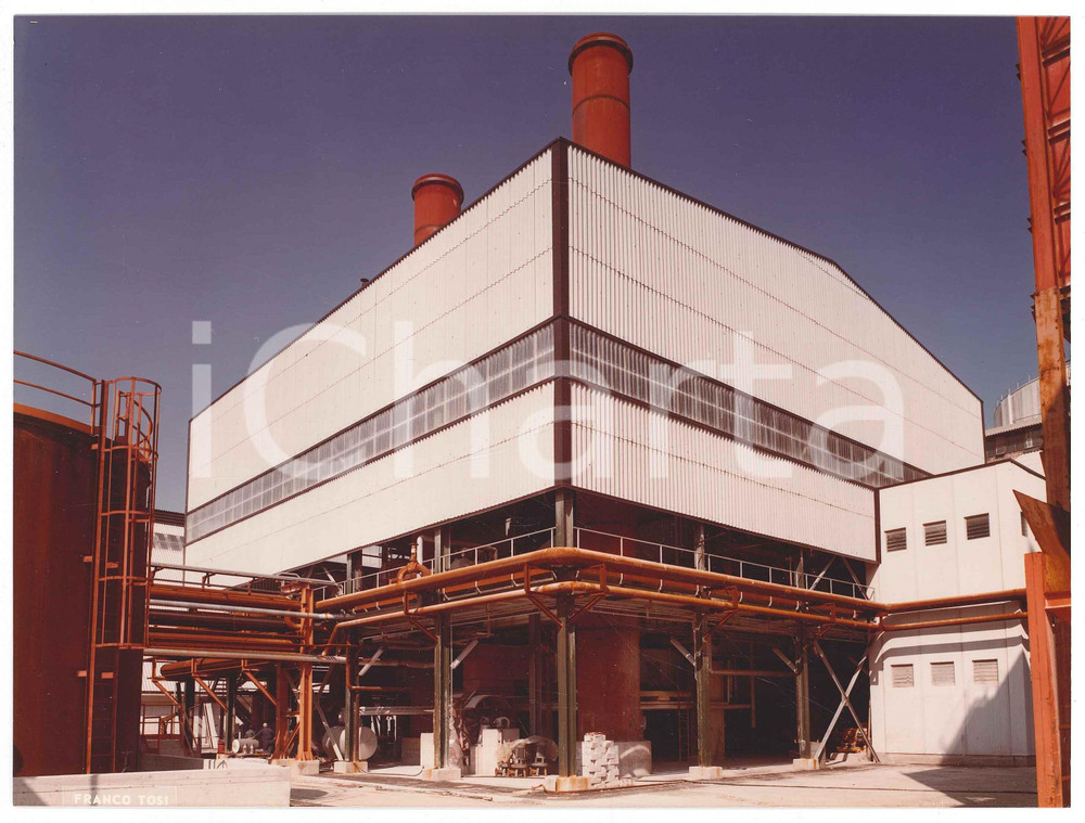Fotografia d epoca originale 1975 LEGNANO Ditta Franco TOSI Meccanica  Stabilimento Foto 24x18 cm 1