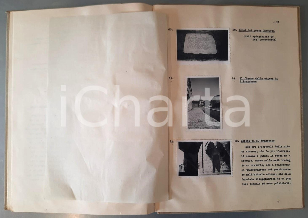 Documento originale, autentico 1946 Silvano VITALI  FIRENZE e dintorni  Fotografie e cenni storici Rassegna 1