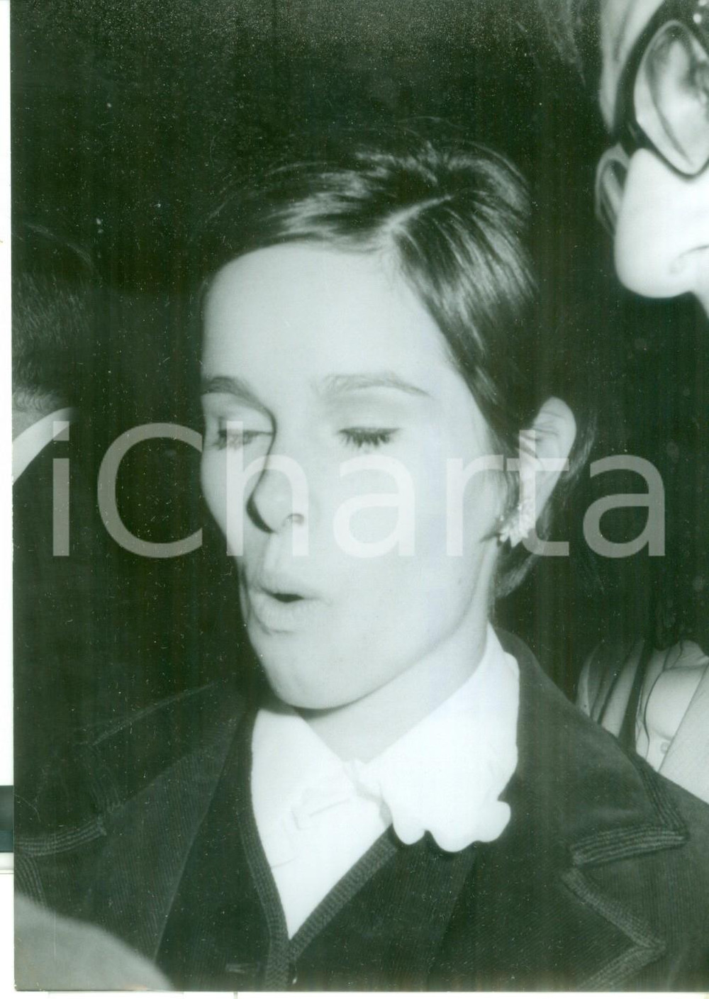 Fotografia d epoca originale 1967 XX FESTIVAL DI CANNES Geraldine CHAPLIN all inaugurazione Foto 13x18 1