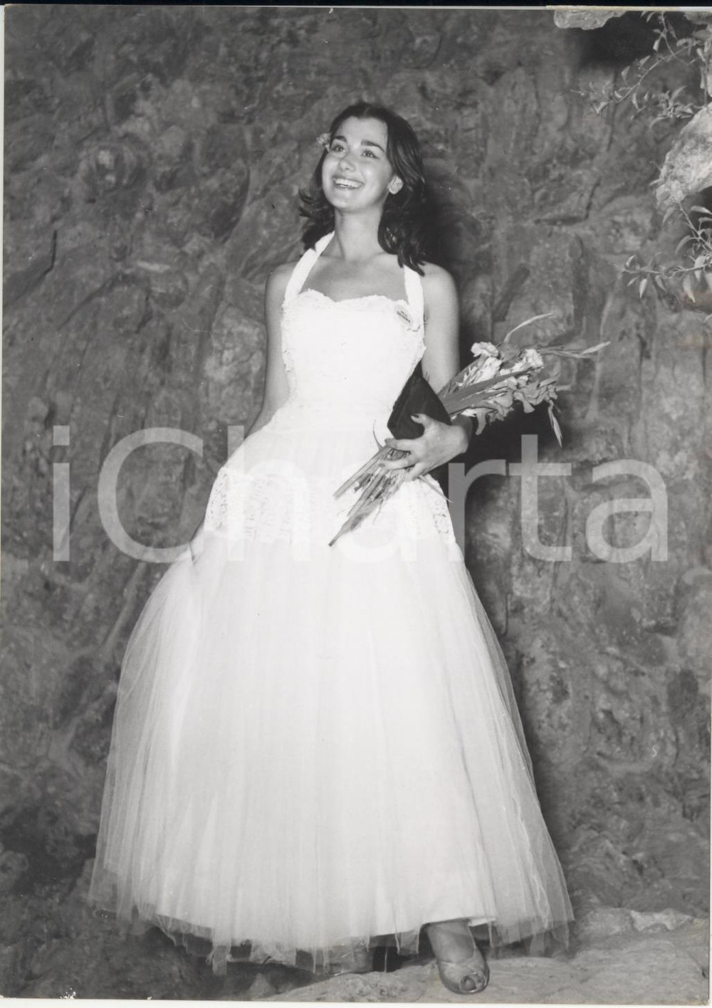 Fotografia d epoca originale 1955 SAN MARINO Miss Calabria Brunella TOCCI aspirante MISS ITALIA Foto 1