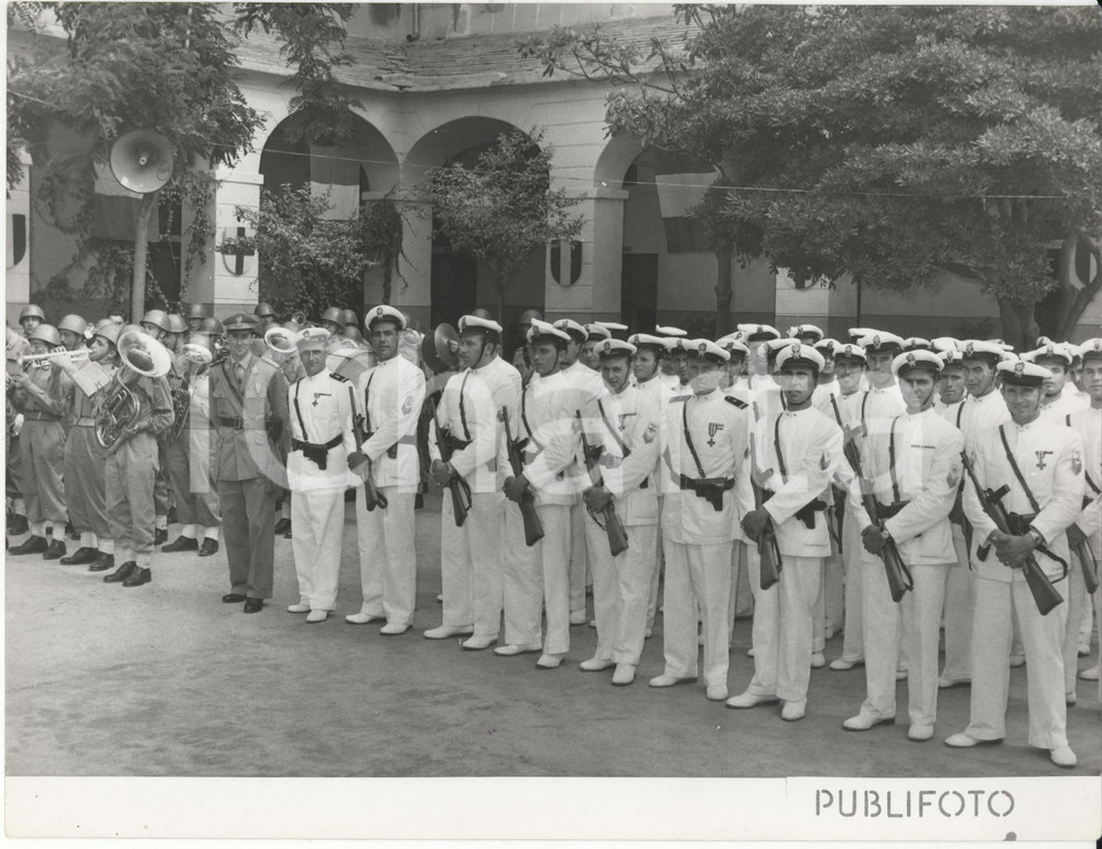 1953 GENOVA Esercito Italiano - Celebrazione festa Guardia di Finanza *Foto