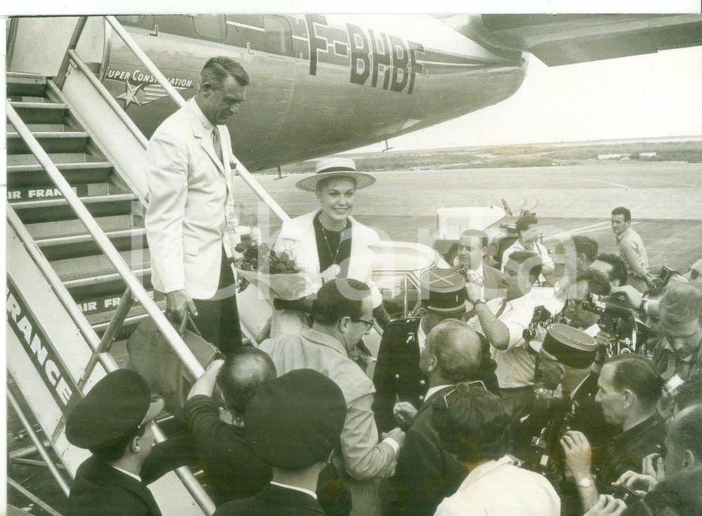 1959 NIZZA Arrivo di Kim NOVAK e Cary GRANT per Festival del Cinema di CANNES