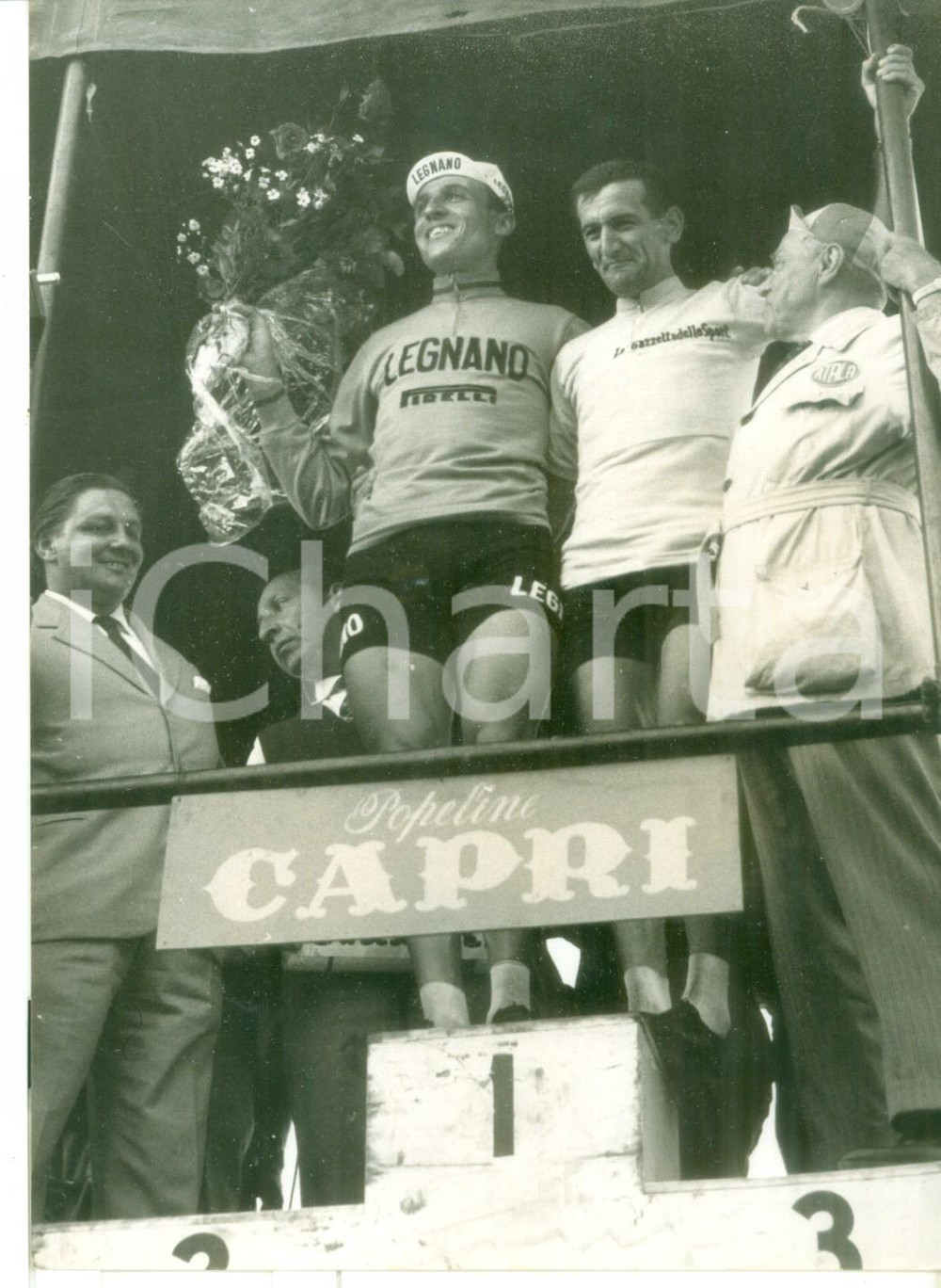 1958 GIRO D'ITALIA Ciclismo - Ercole BALDINI vincitore VIII Tappa *Foto 13x18