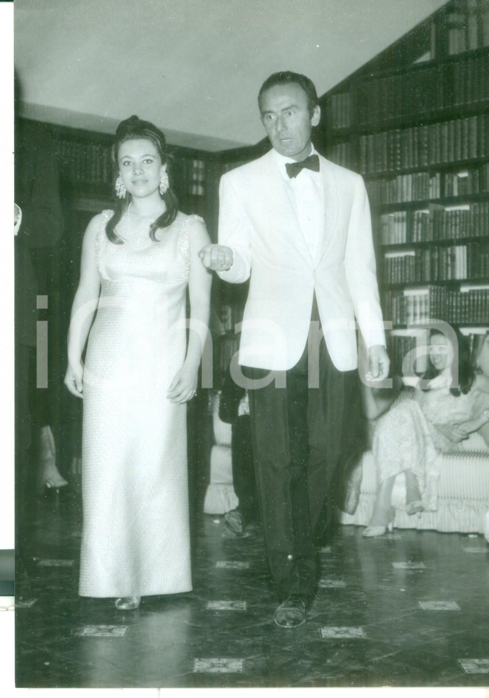 Fotografia d epoca originale 1967 ROMA Guendalina PONTI con Momy FANI CIOTTI al debutto di Marina COLONNA 1