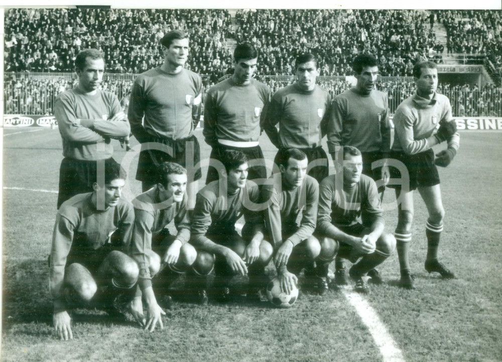 Fotografia d epoca originale 1966 MILANO Stadio San Siro  CALCIO I giocatori della Nazionale italiana Foto 1