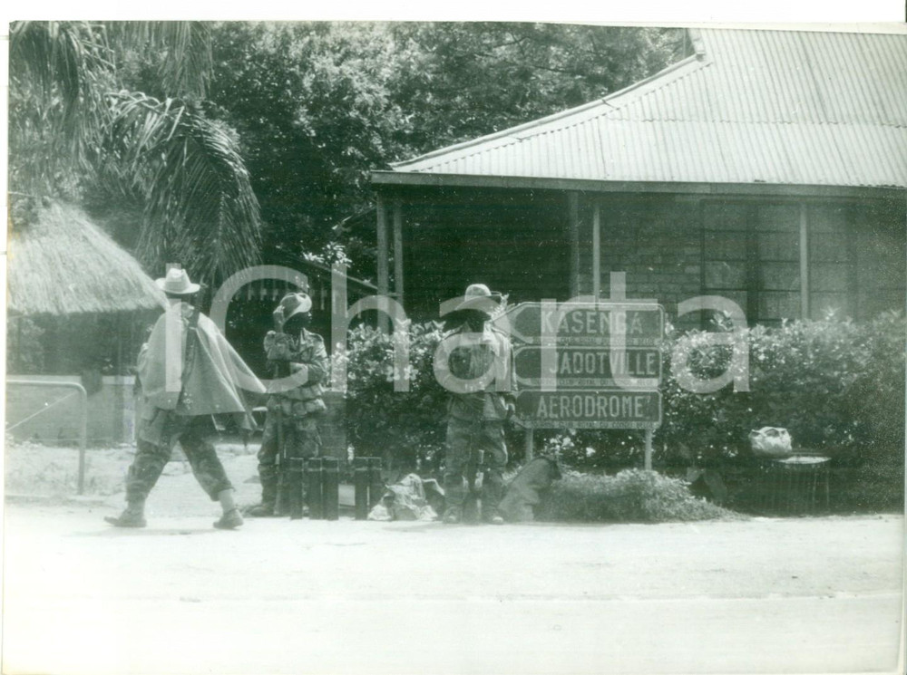 1963 ELIZABETHVILLE (KATANGA) I soldati di Moise CIOMBE dopo l'avanzata dell'ONU