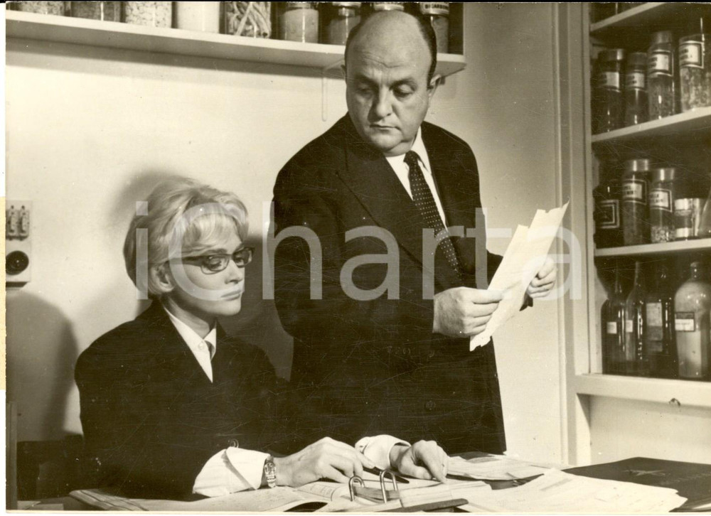Fotografia d epoca originale 1961 LE SEPTIÈME JOUR Danièle Delorme Bernard Blier Foto di scena film cm 18x13 1