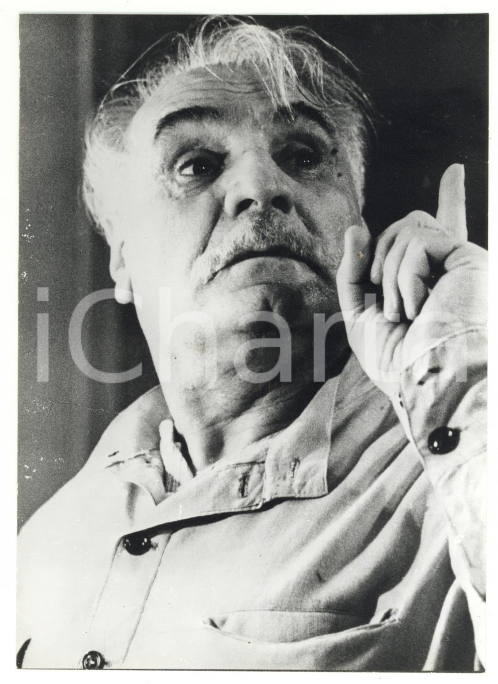 Fotografia d epoca originale 1971 TEATRO Ritratto attore Sergo ZAKARIADZE in un commedia di GORKIJ Foto 1