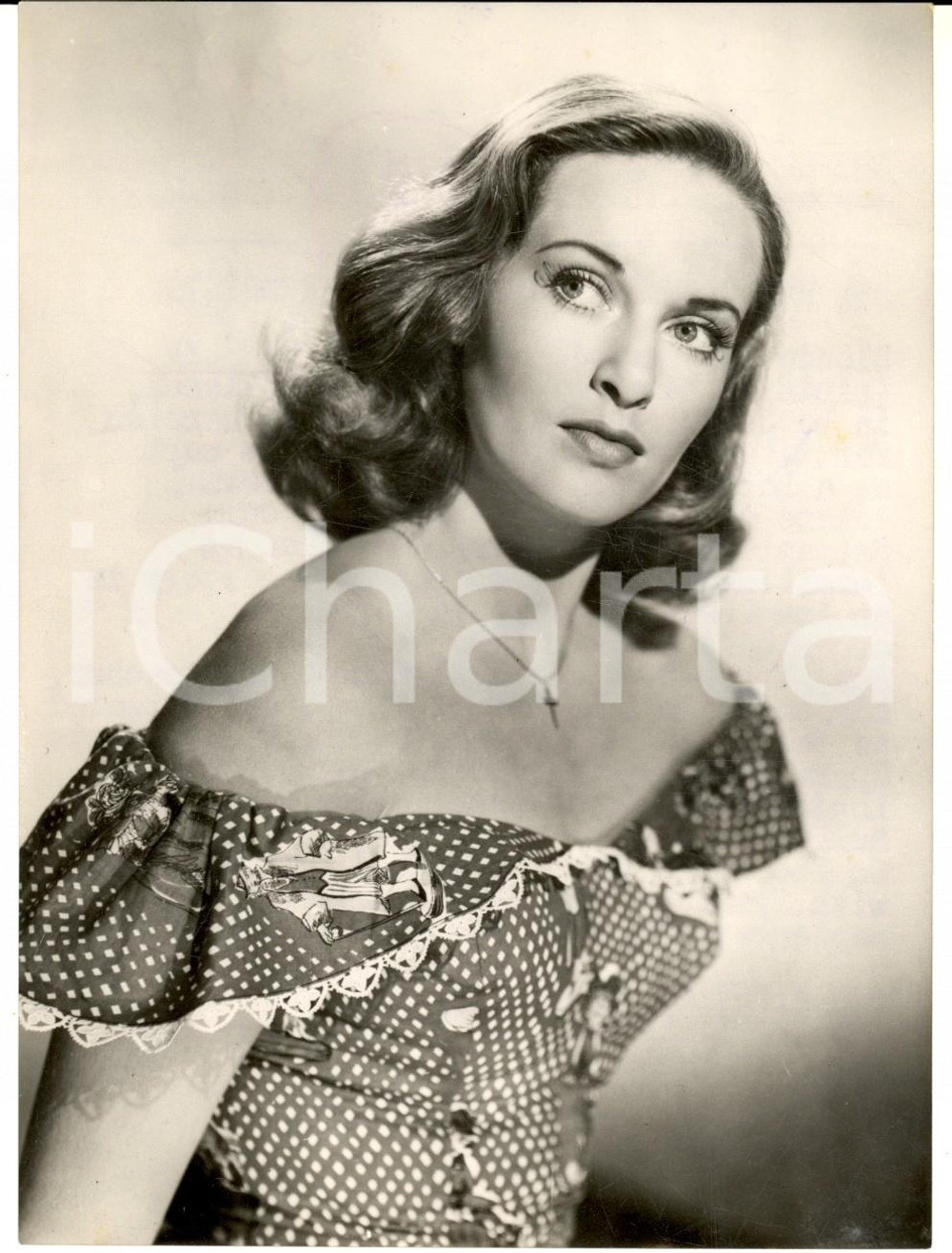 Fotografia d epoca originale 1953 LONDON Portrait of the young actress Ann HANSLIP  Photo 12x16 cm 1
