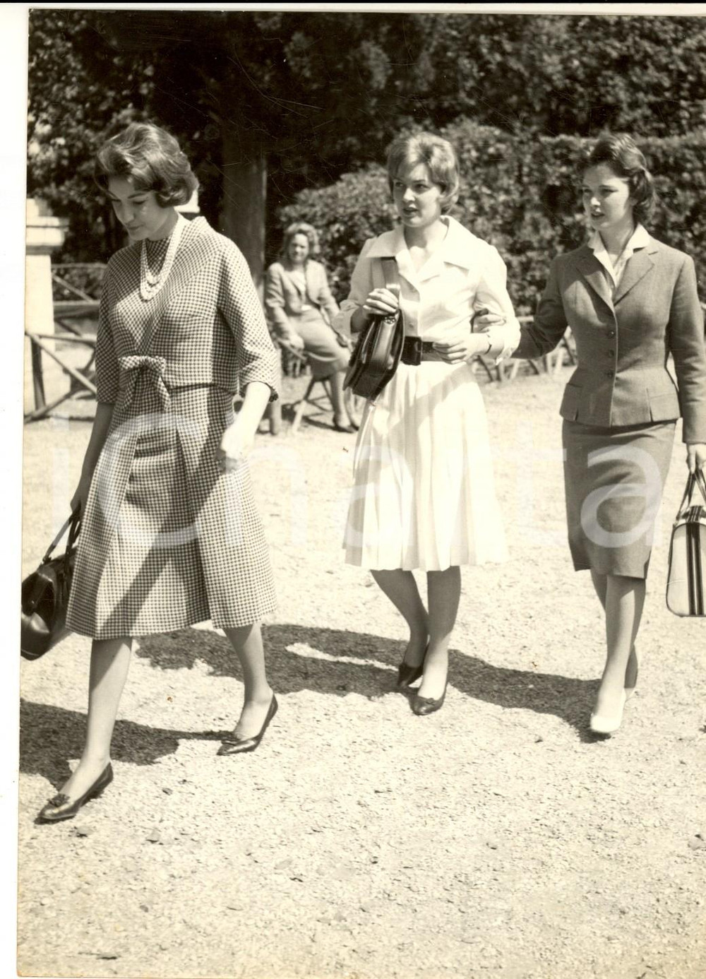 Fotografia d epoca originale 1959 ROMA Le nuove annunciatrici Grazia GARDINI Aba CERCATO Lilli LEMBO Foto 1