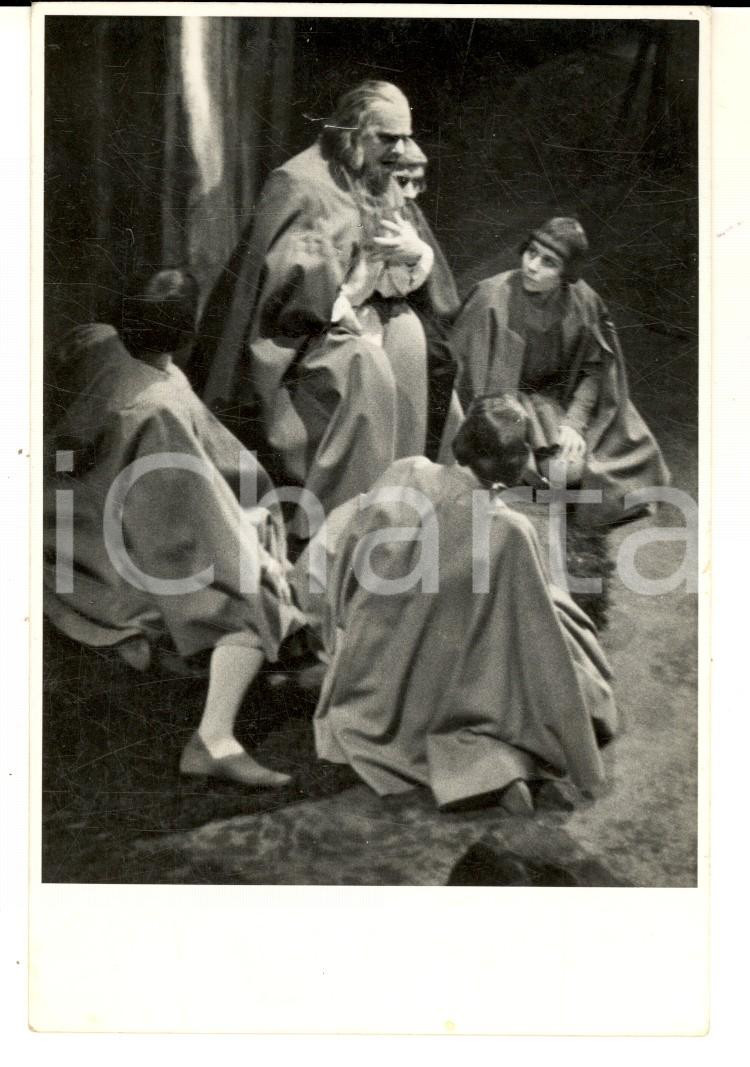 Cartolina originale da collezione 1930 ca GERMANIA TEATRO Una rappresentazione del PARSIFAL  Foto cartolina 1