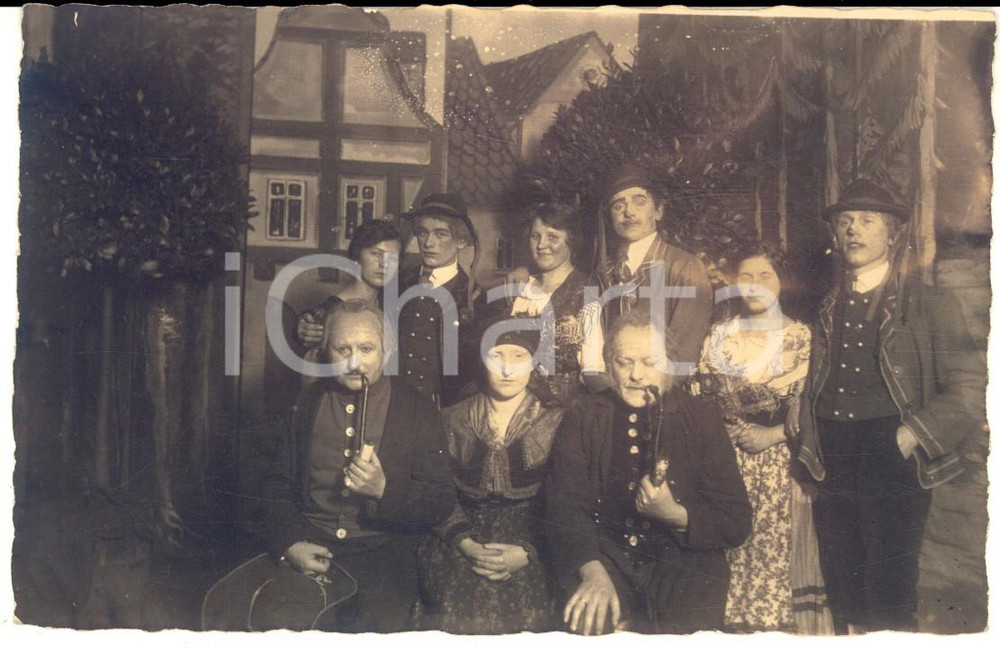 Fotografia d epoca originale 1925 FURTH Weissengarten  Messa in scena Singspiel Das DreimÃ¤derlhaus Foto 1