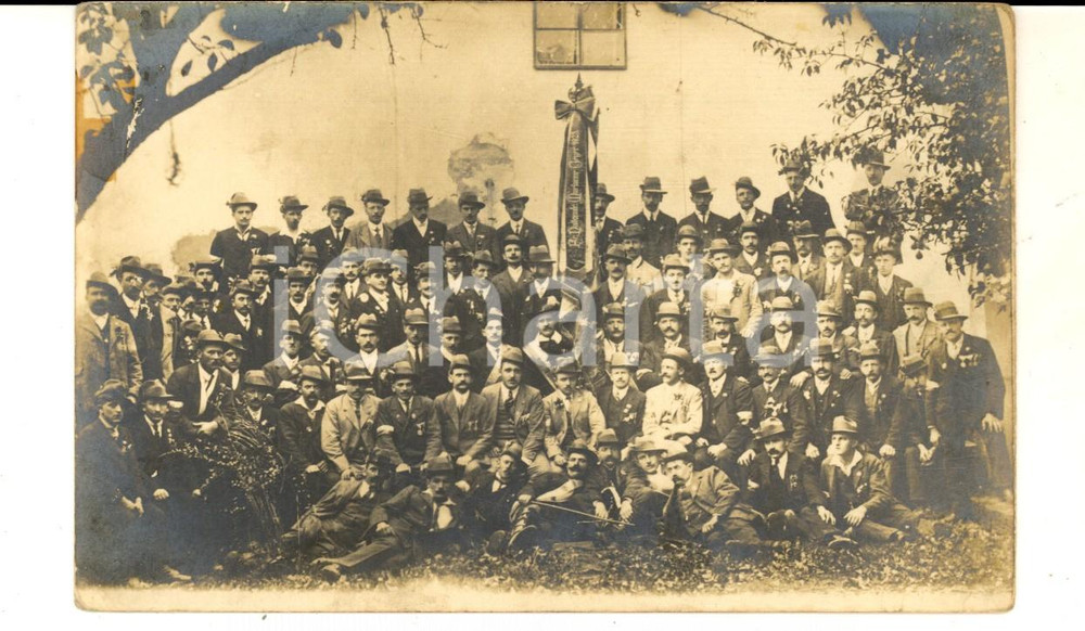 Fotografia d epoca originale 1923 GERMANIA Raduno Fr. Nationalr. MARIANNE GEYER  Foto cartolina VINTAGE 1