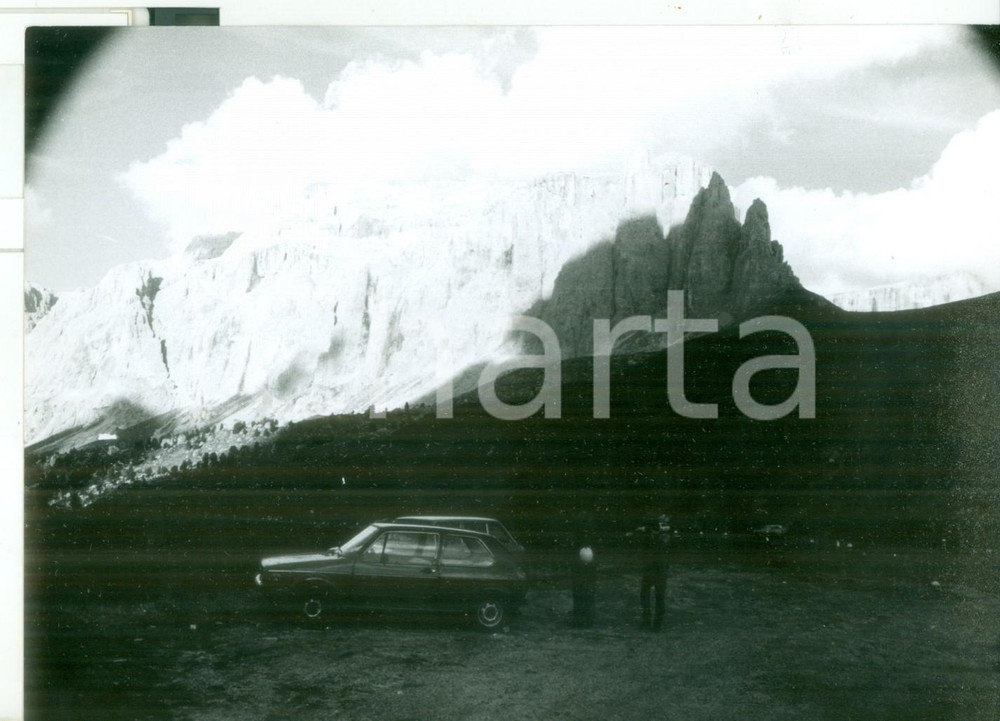Fotografia d epoca originale 1982 PLAN DE GRALBA BZ Il Gruppo del Sella con le TRE TORRI Foto ARTISTICA 1