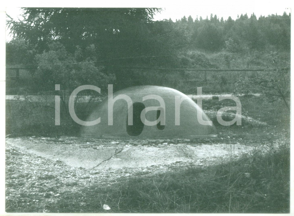1982 FORTE BELVEDERE (TN) Cupola corazzata della Grande Guerra - Foto 18x13 cm