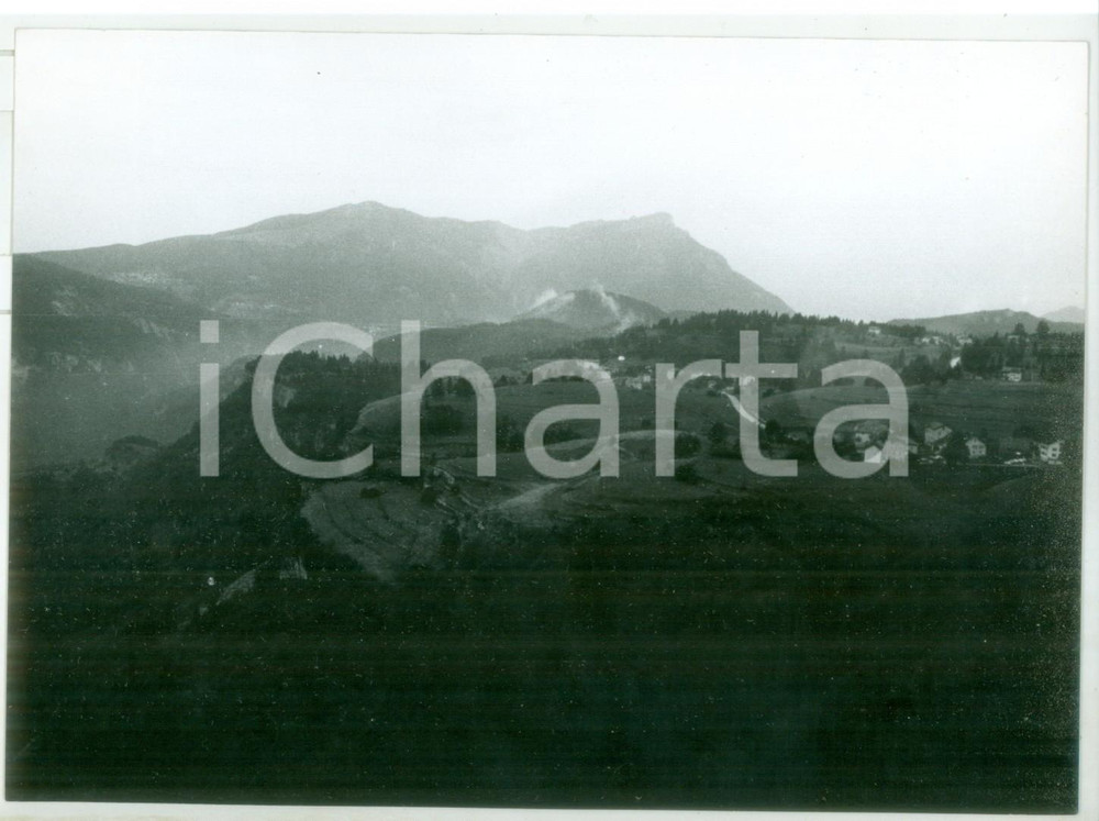 Fotografia d epoca originale 1982 FORTE BELVEDERE TN Becco di Filadonna e Altopiano di Lavarone Foto 18x13 1