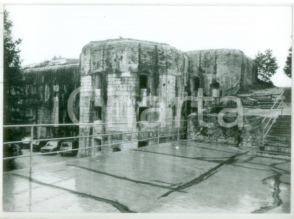 Fotografia d epoca originale 1982 FORTE BELVEDERE GSCHWENT TN Veduta esterna  Foto 18x13 cm 1