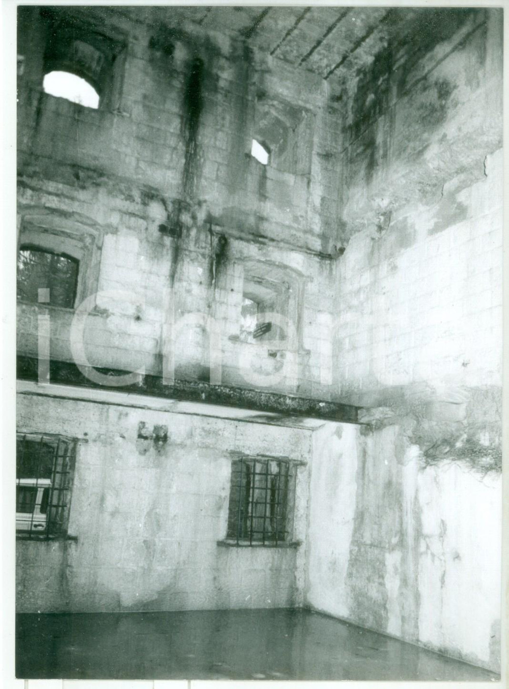 Fotografia d epoca originale 1982 FORTE BELVEDERE GSCHWENT TN Il deposito delle munizioni Fotografia 13x18 1