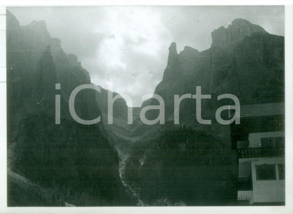 Fotografia d epoca originale 1982 COLFOSCO  Alta Badia  Veduta vallone del PisciadÃ¹ Fotografia 18x13 cm 1
