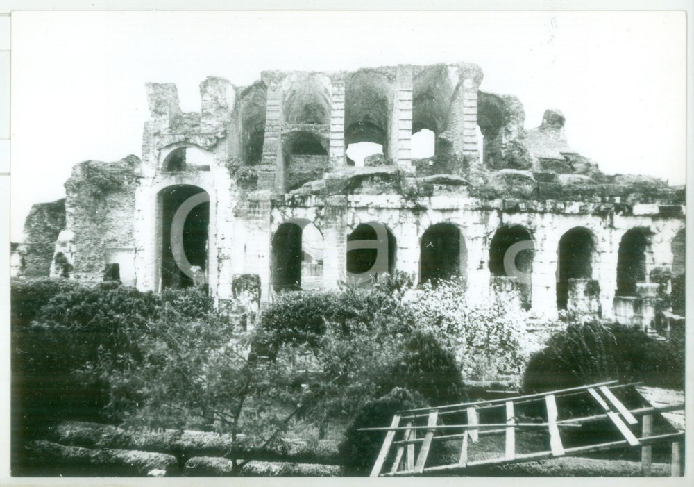 Fotografia d epoca originale 1979 SANTA MARIA CAPUA VETERE Veduta dell Anfiteatro campano Fotografia 18x13 1