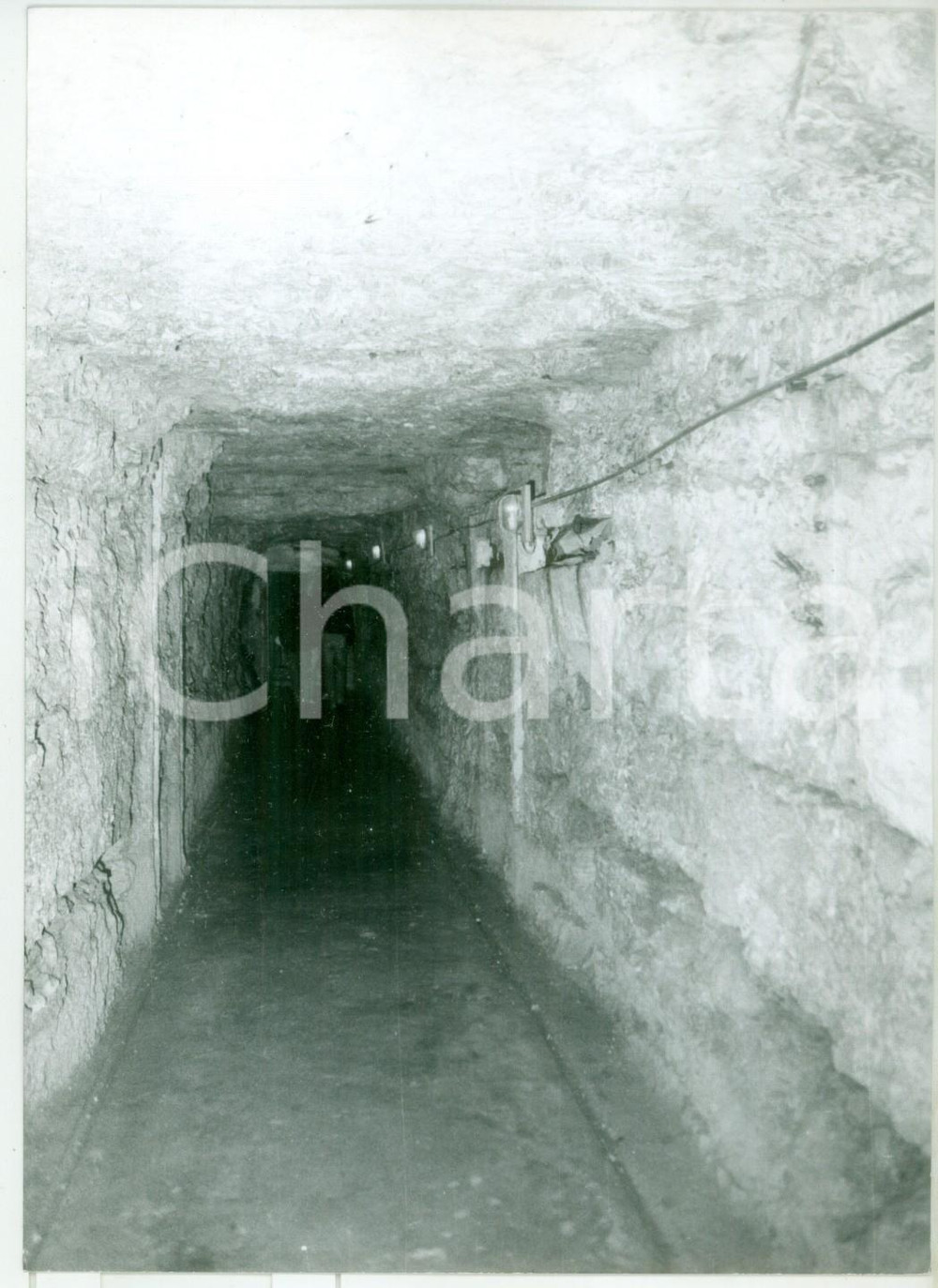 Fotografia d epoca originale 1982 FORTE BELVEDERE GSCHWENT TN Tunnel del fortino Fotografia vintage 13x18 1